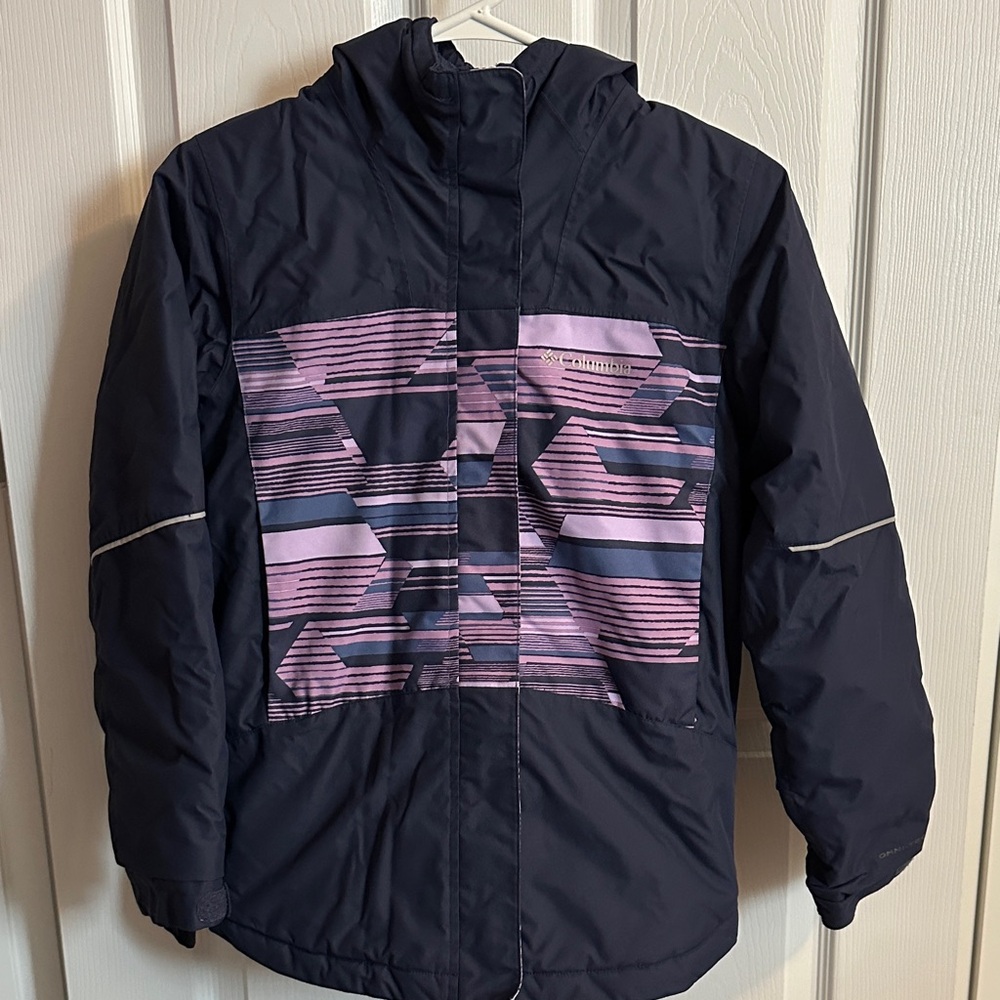 Navy and Purple Winter Jacket